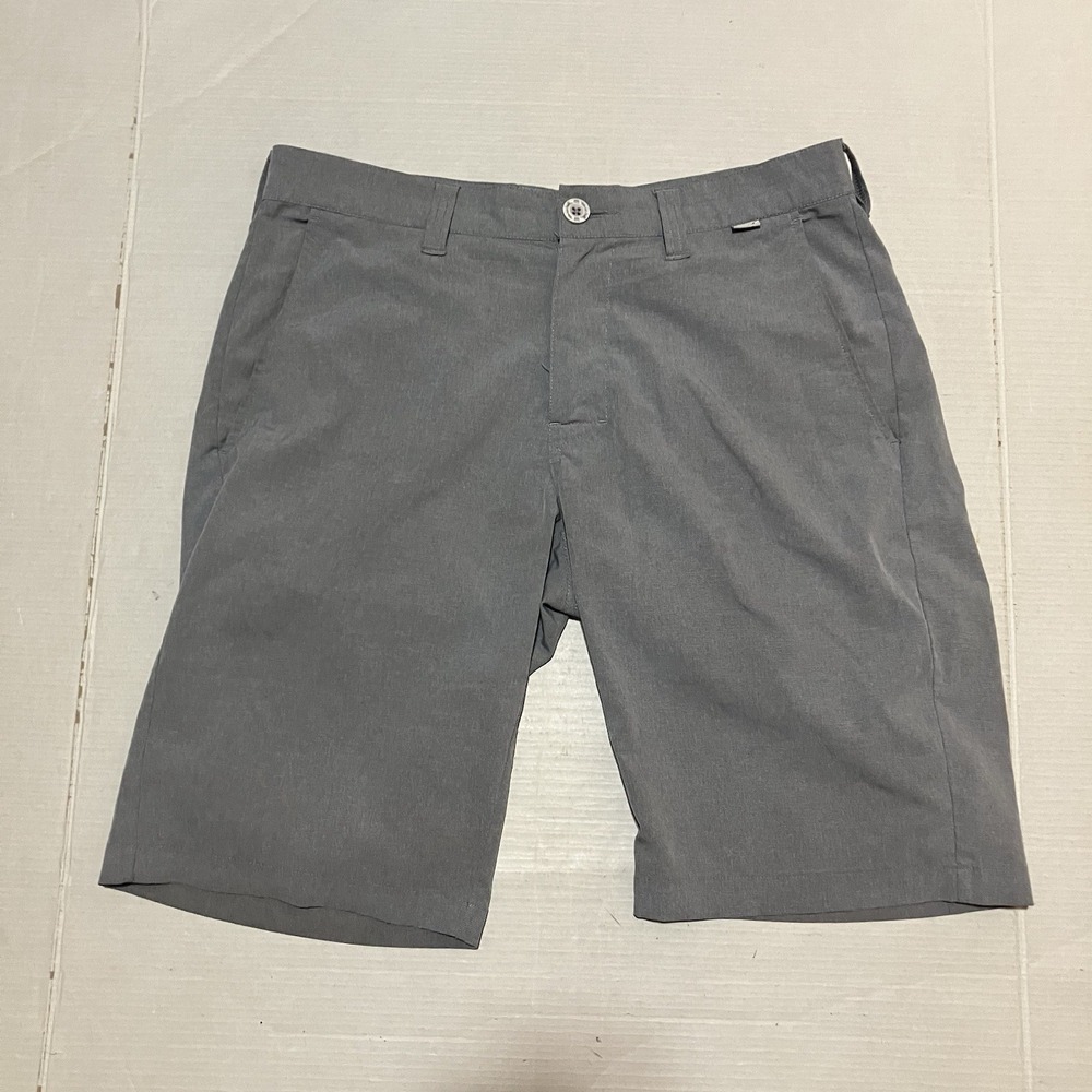 Travis Mathew Golf Shorts Mens Size 30 X 11 Gray Performance Chino Sports‎